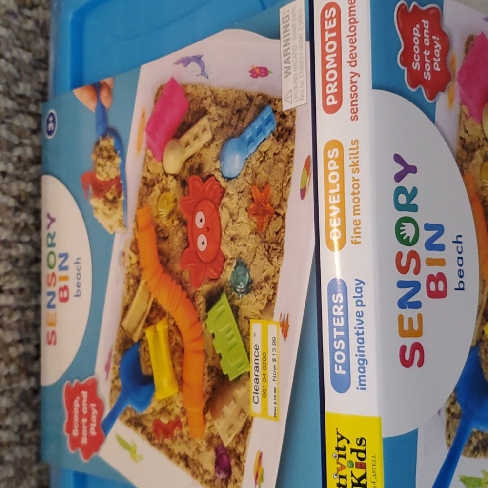 Creativity for Kids Sensory Bin -Beach